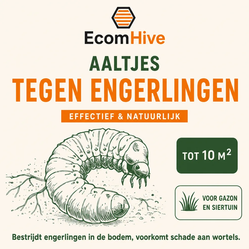 Verpakking van aaltjes tegen engerlingen